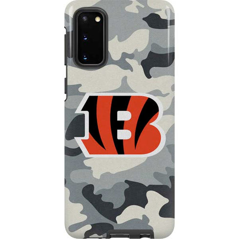 NFL Cincinnati Bengals Camo Galaxy S20 Pro Case