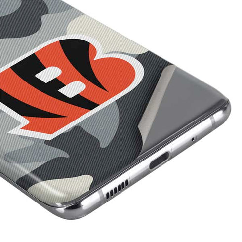 NFL Cincinnati Bengals Camo Galaxy S20 Ultra 5G Skin