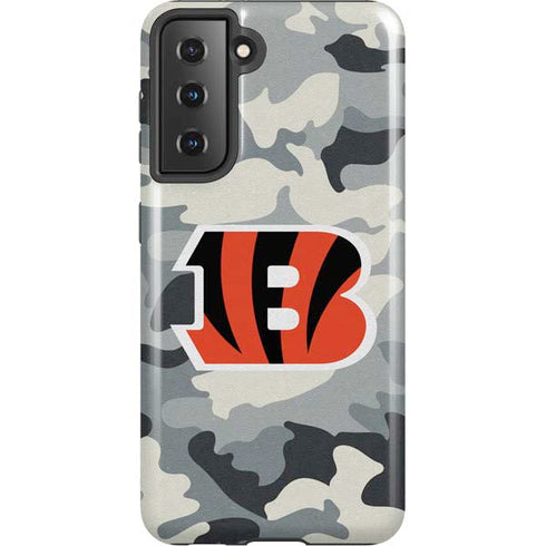 NFL Cincinnati Bengals Camo Galaxy S21 5G Pro Case