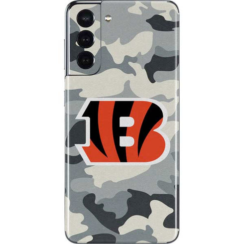NFL Cincinnati Bengals Camo Galaxy S21 5G Skin