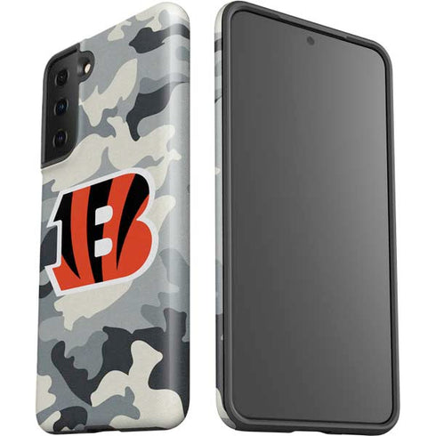NFL Cincinnati Bengals Camo Galaxy S21 FE Pro Case