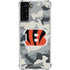 NFL Cincinnati Bengals Camo Galaxy S22 Plus Clear Case