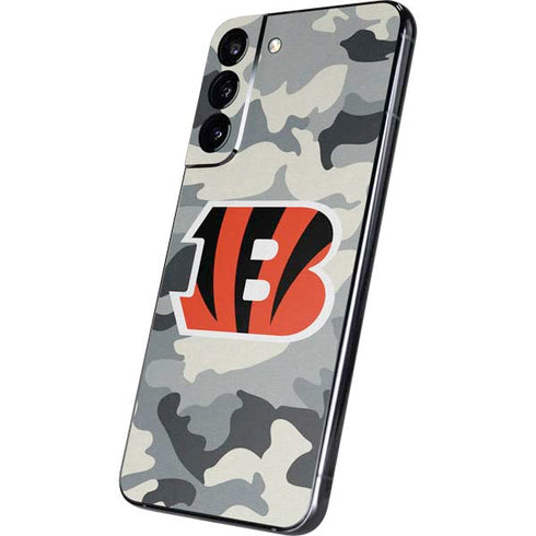 NFL Cincinnati Bengals Camo Galaxy S22 Plus Skin