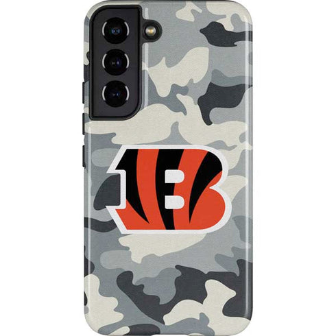 NFL Cincinnati Bengals Camo Galaxy S22 Pro Case