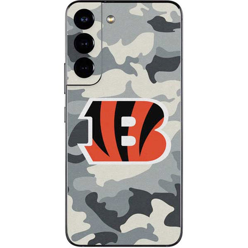NFL Cincinnati Bengals Camo Galaxy S22 Skin