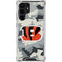 NFL Cincinnati Bengals Camo Galaxy S22 Ultra Clear Case