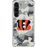NFL Cincinnati Bengals Camo Galaxy S23 Clear Case