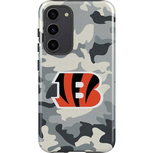 NFL Cincinnati Bengals Camo Galaxy S23 Plus Pro Case