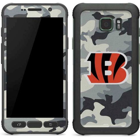 NFL Cincinnati Bengals Camo Galaxy S7 Active Skin