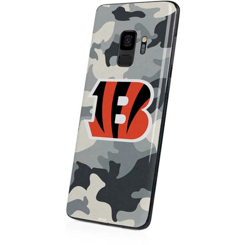 NFL Cincinnati Bengals Camo Galaxy S9 Skin