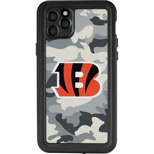 NFL Cincinnati Bengals Camo iPhone 11 Pro Max Waterproof Case