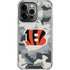 NFL Cincinnati Bengals Camo iPhone 13 Pro Clear Case