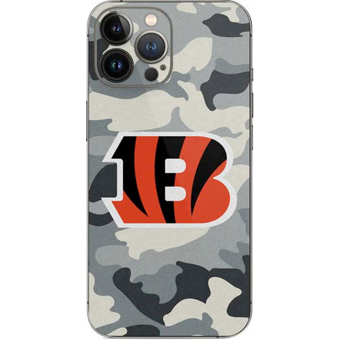 NFL Cincinnati Bengals Camo iPhone 13 Pro Max Skin