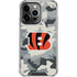 NFL Cincinnati Bengals Camo iPhone 15 Pro Clear Case
