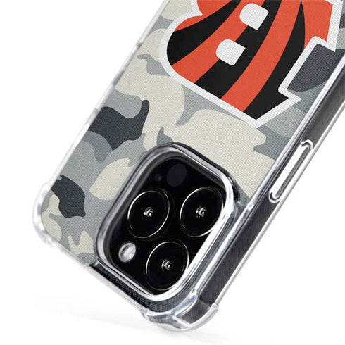 NFL Cincinnati Bengals Camo iPhone 15 Pro Max MagSafe Case