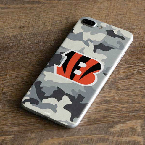 NFL Cincinnati Bengals Camo iPhone 8 Plus Skin