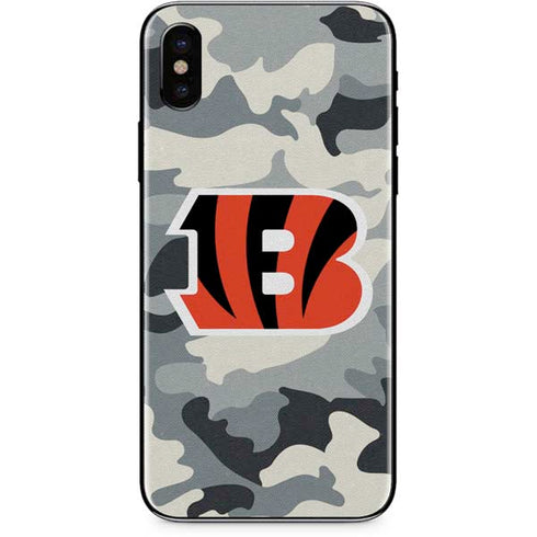 NFL Cincinnati Bengals Camo iPhone XS Skin