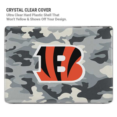 NFL Cincinnati Bengals Camo MacBook Pro 16in (2021-25) Case plus Skin