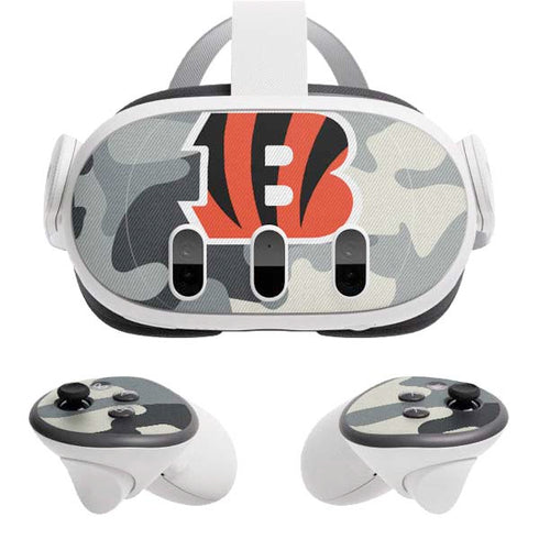 NFL Cincinnati Bengals Camo Meta Quest 3 Skin