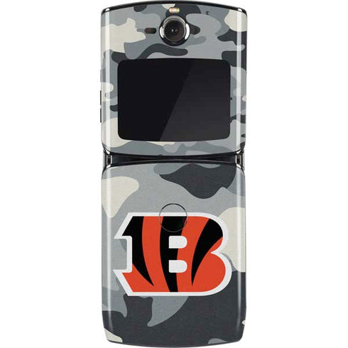 NFL Cincinnati Bengals Camo Motorola RAZR Skin