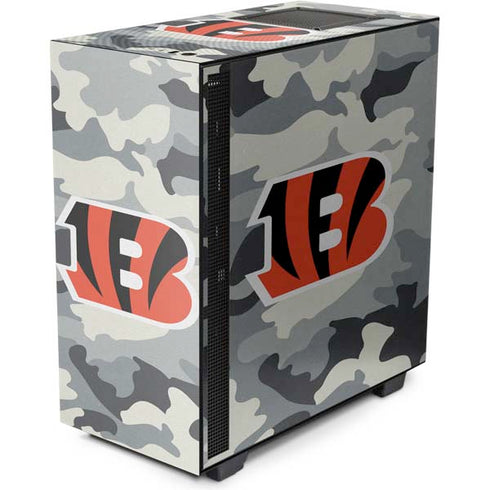 NFL Cincinnati Bengals Camo NZXT H510 Compact ATX Mid-Tower Case Skin
