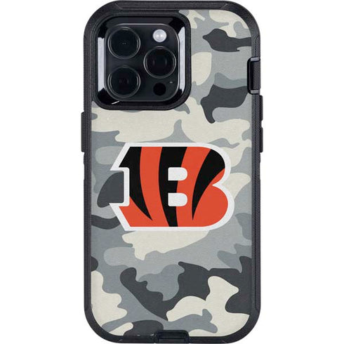 NFL Cincinnati Bengals Camo Otterbox Defender iPhone Skin