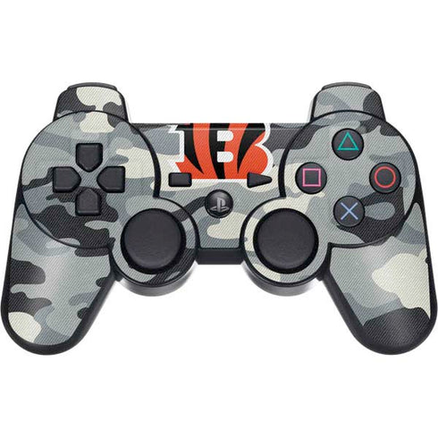NFL Cincinnati Bengals Camo PS3 Dual Shock wireless controller Skin
