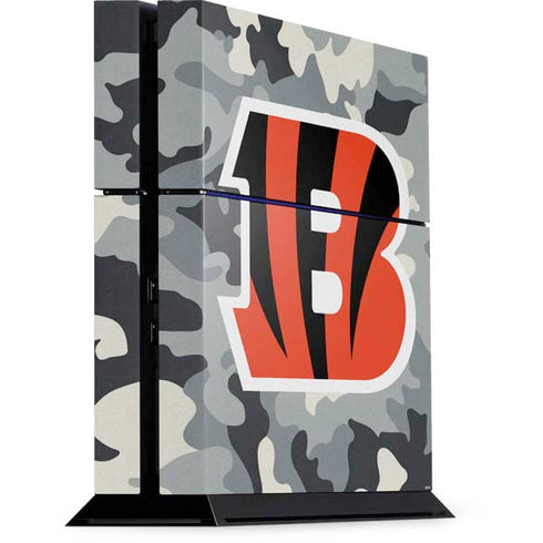 NFL Cincinnati Bengals Camo PS4 Console Skin