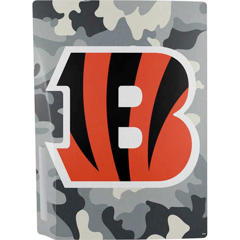 NFL Cincinnati Bengals Camo PS5 Bundle Skin