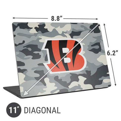 NFL Cincinnati Bengals Camo Universal Laptop 11in (8.8 x 6.2in) Skin