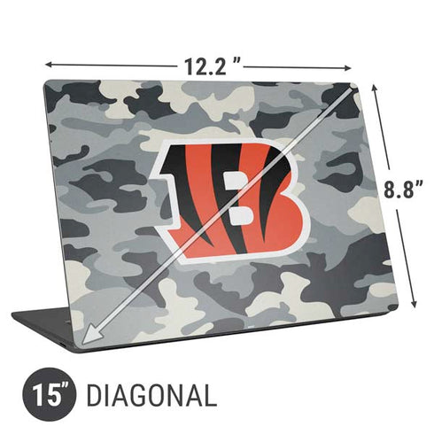 NFL Cincinnati Bengals Camo Universal Laptop 15in (12.2 x 8.8in) Skin
