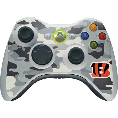 NFL Cincinnati Bengals Camo Xbox 360 Wireless Controller Skin