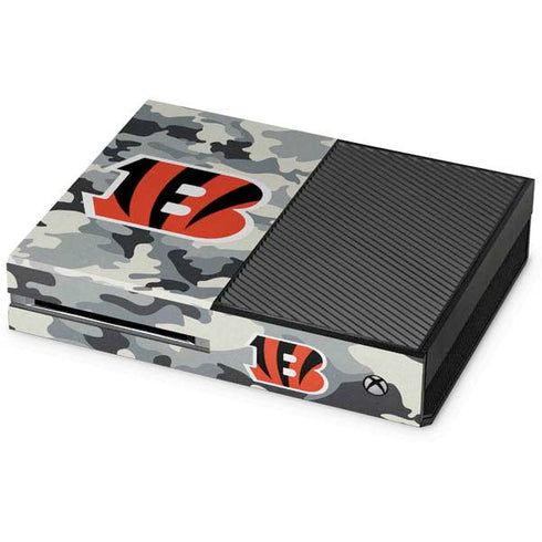 NFL Cincinnati Bengals Camo Xbox One Console Skin
