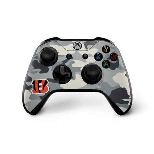 NFL Cincinnati Bengals Camo Xbox One X Controller Skin