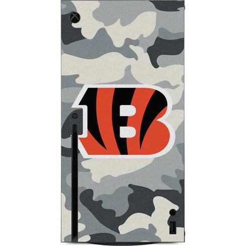 NFL Cincinnati Bengals Camo Xbox Series X Console Skin