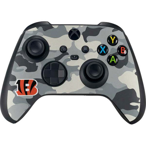 NFL Cincinnati Bengals Camo Xbox Series X Controller Skin