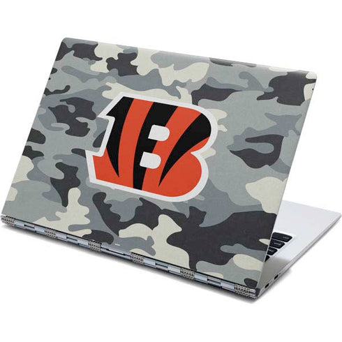 NFL Cincinnati Bengals Camo Yoga 910 2-in-1 14in Touch-Screen Skin