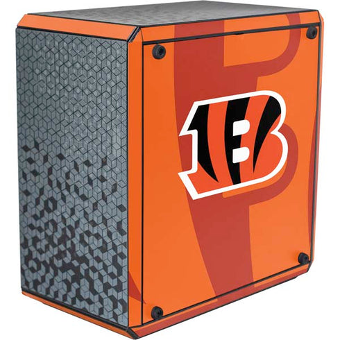 NFL Cincinnati Bengals Double Vision Cooler Master MasterBox Q300L Mini Tower Skin