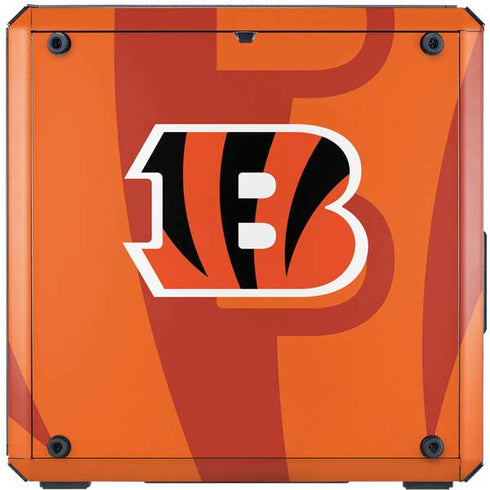 NFL Cincinnati Bengals Double Vision Cooler Master MasterBox Q300L Mini Tower Skin