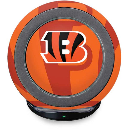 NFL Cincinnati Bengals Double Vision Fast Charge Wireless Charging Stand Skin