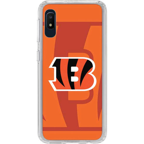 NFL Cincinnati Bengals Double Vision Galaxy A10e Clear Case