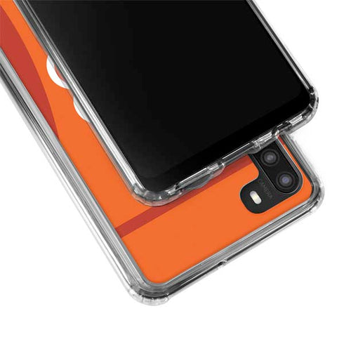 NFL Cincinnati Bengals Double Vision Galaxy A21 Clear Case