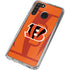 NFL Cincinnati Bengals Double Vision Galaxy A21 Clear Case