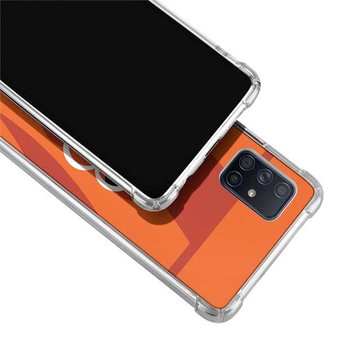 NFL Cincinnati Bengals Double Vision Galaxy A71 5G Clear Case