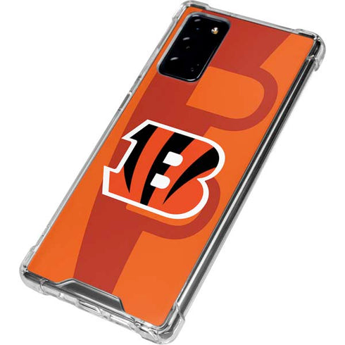 NFL Cincinnati Bengals Double Vision Galaxy Note20 5G Clear Case