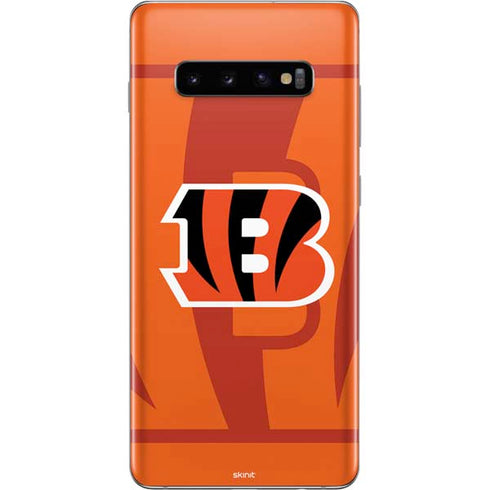 NFL Cincinnati Bengals Double Vision Galaxy S10 Plus Skin