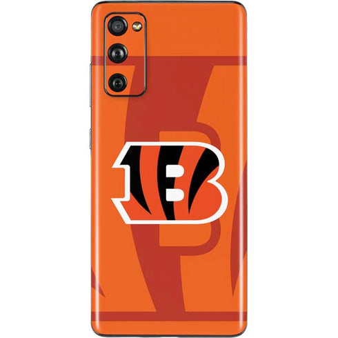 NFL Cincinnati Bengals Double Vision Galaxy S20 Fan Edition Skin