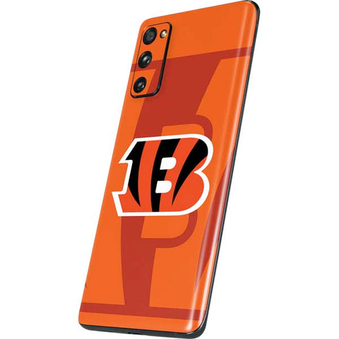 NFL Cincinnati Bengals Double Vision Galaxy S20 Fan Edition Skin