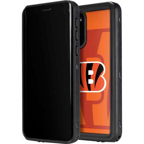 NFL Cincinnati Bengals Double Vision Galaxy S20 Plus Waterproof Case