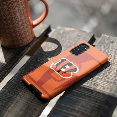 NFL Cincinnati Bengals Double Vision Galaxy S20 Pro Case